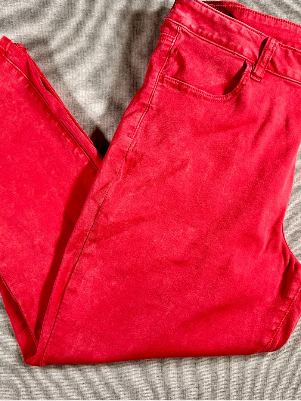 American Eagle Outfitters Red Super Stretch Jeans 18 long